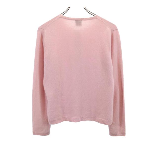 ATELIER カシミヤ100% 長袖 ニット カーディガン ピンク系 レディース