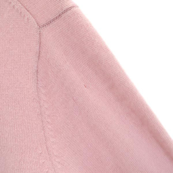 ATELIER カシミヤ100% 長袖 ニット カーディガン ピンク系 レディース