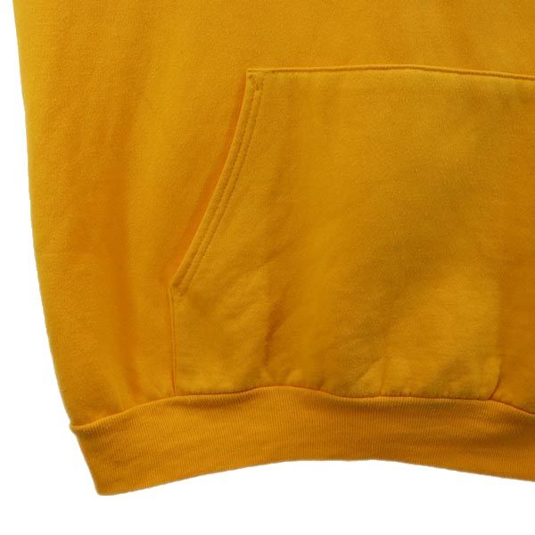 ヘインズ Dole プリント 長袖 スウェットパーカー L イエロー Hanes 裏起毛 メンズ