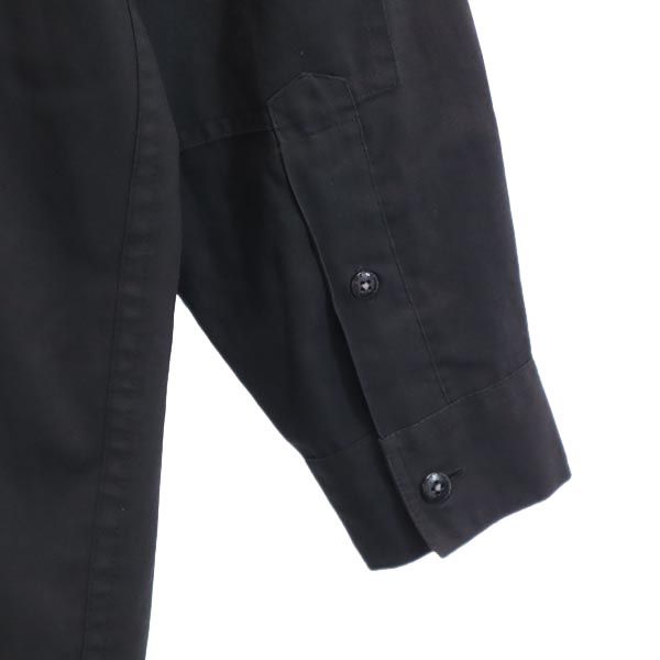 HARLEY DAVIDSON ハーレーダビッドソン 長袖 シャツ L ブラック 刺繍 メンズ