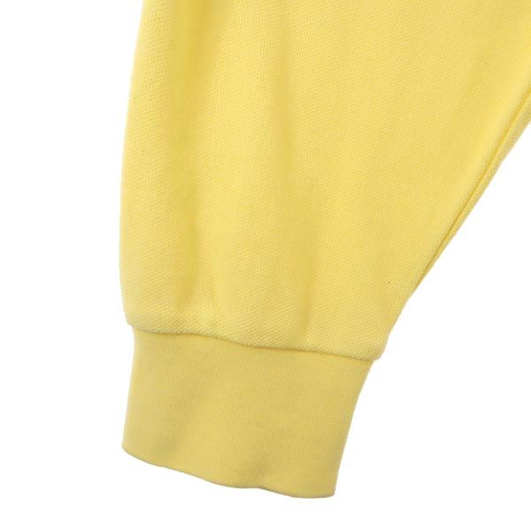 Missoni ミッソーニ 長袖 ポロシャツ L イエロー 鹿の子地 メンズ