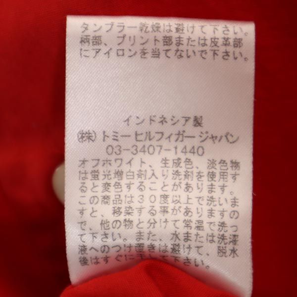 トミーヒルフィガー 長袖 ボタンダウンシャツ S レッド系 TOMMY HILFIGER メンズ