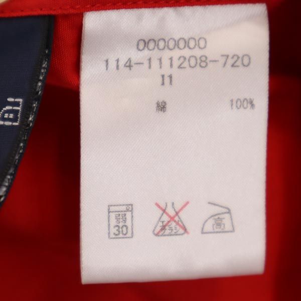 トミーヒルフィガー 長袖 ボタンダウンシャツ S レッド系 TOMMY HILFIGER メンズ