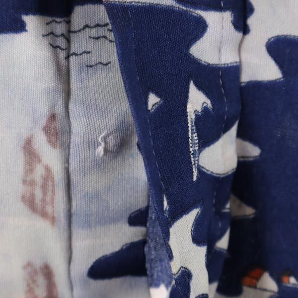 New Uinessa 70s ヴィンテージ 台湾製 総柄 長袖 シャツ M メンズ