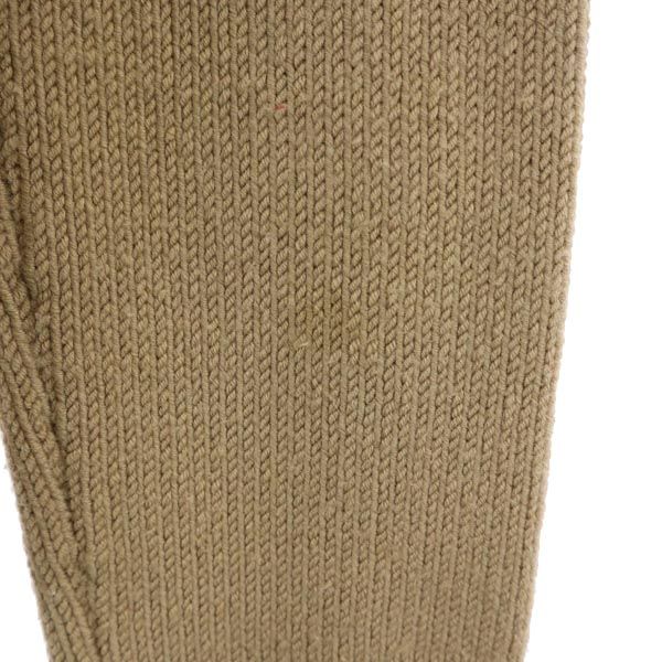 DOLCE&GABBANA ドルチェアンドガッバーナ イタリア製 ウールブレンド 長袖 Vネック ニット 44 ベージュ系 レディース