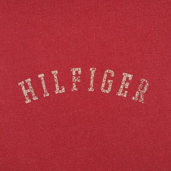 TOMMY HILFIGER トミーヒルフィガー 90s オールド フラッグタグ 長袖 Tシャツ L レッド系 ロンT メンズ