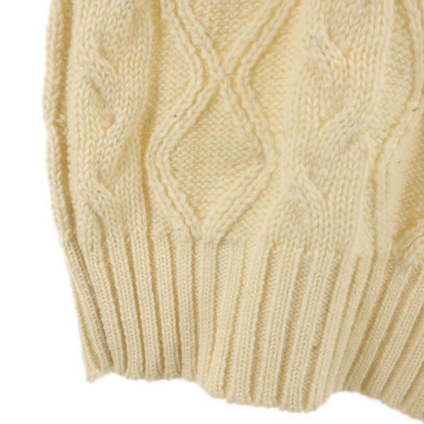 WOOLRICH ウールリッチ 70s 白タグ ヴィンテージ 長袖 ニット 生成り セーター レディース