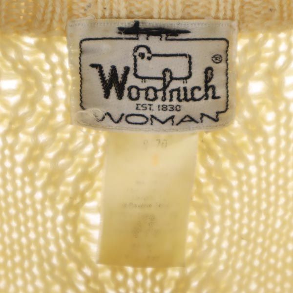 WOOLRICH ウールリッチ 70s 白タグ ヴィンテージ 長袖 ニット 生成り セーター レディース