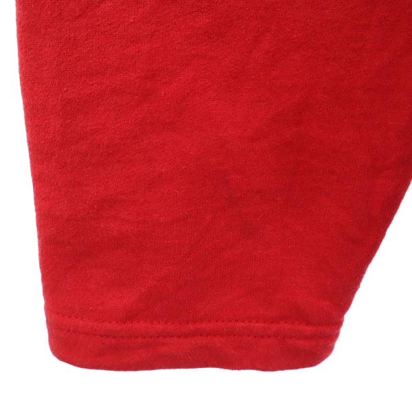 PACE RACE WEAR 長袖 スウェット トレーナー L レッド 裏起毛 メンズ