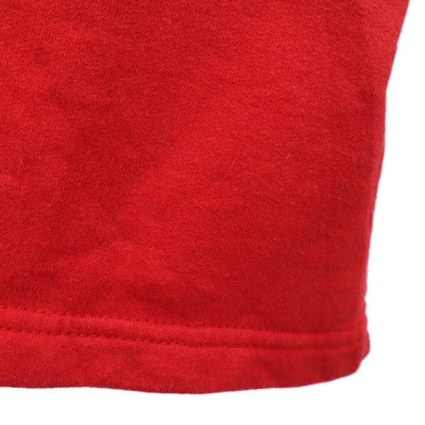 PACE RACE WEAR 長袖 スウェット トレーナー L レッド 裏起毛 メンズ