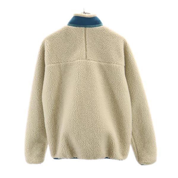 patagonia パタゴニア ジップ フリースジャケット XXL(16-18) アイボリー アウトドア キッズ