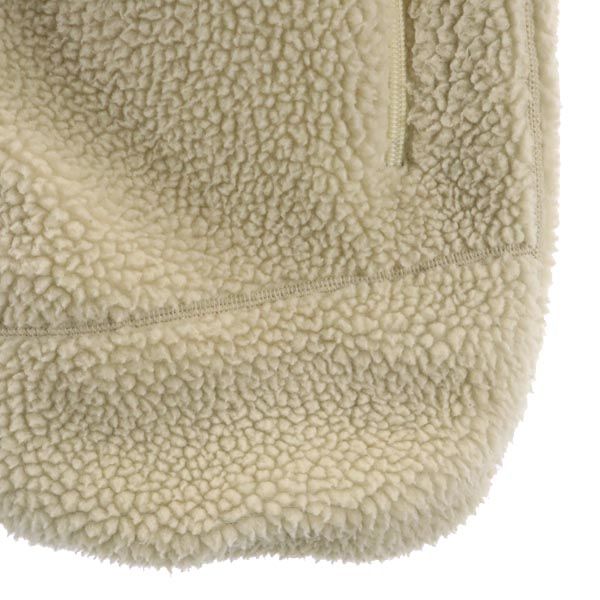 patagonia パタゴニア ジップ フリースジャケット XXL(16-18) アイボリー アウトドア キッズ