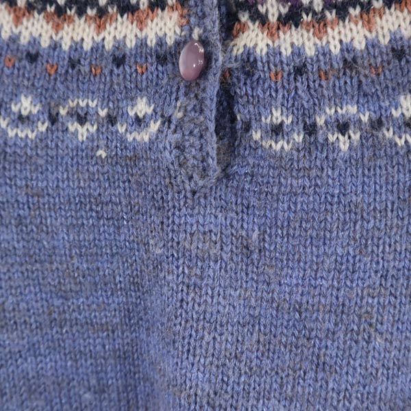 collections2 コレクションツー ウールブレンド 長袖 ニット 40 ブルー系 セーター レディース