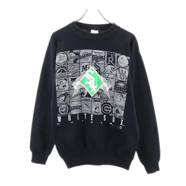 TULTEX タルテックス 90s オールド 長袖 スウェット トレーナー M ブラック系 メンズ