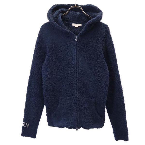 BAREFOOT DREAMS ベアフットドリームズ 長袖 ボアフリース ジップパーカー M ネイビー メンズ