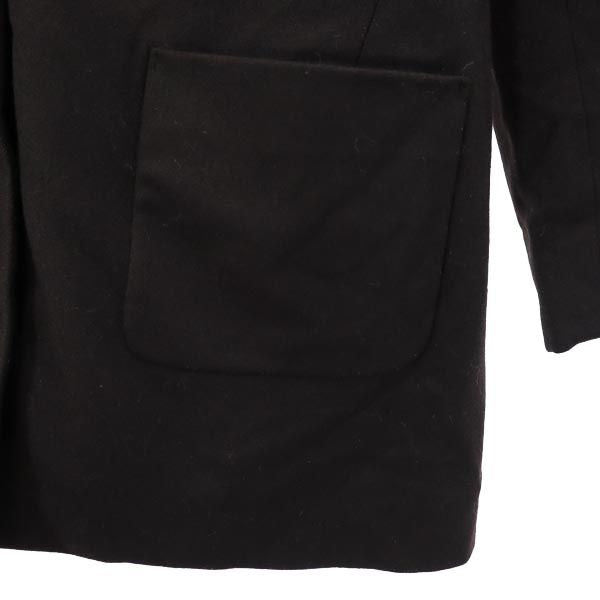 JIL SANDER ジルサンダー ウールブレンド テーラードジャケット 36 黒 レディース