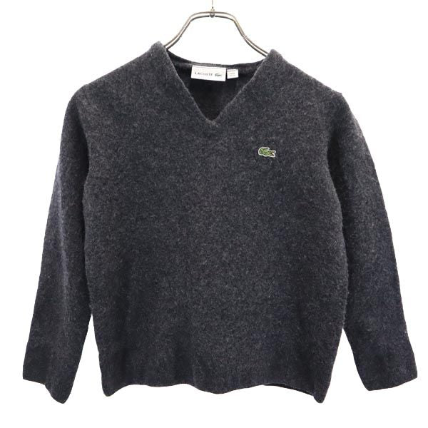 LACOSTE ラコステ 長袖 ニット グレー セーター メンズ