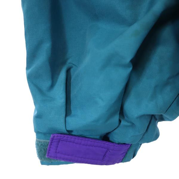 Columbia コロンビア アウトドア オールド ナイロンジャケット XL 青緑 他 レディース