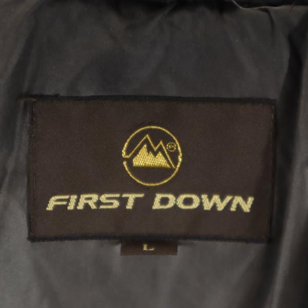 FIRSTDOWN ファーストダウン 長袖 ダウンジャケット L ブラウン系 メンズ