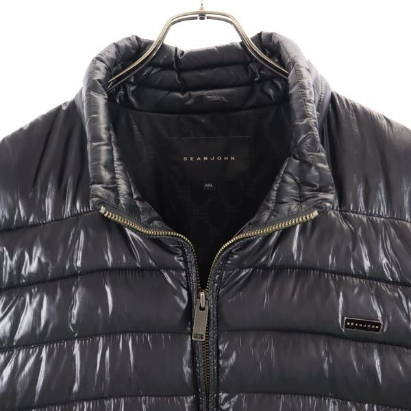 Sean John ショーンジョン ビッグサイズ 長袖 中綿ジャケット XXL ブラック メンズ