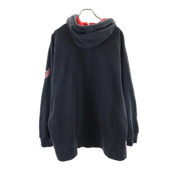 NIKE ナイキ オールド バスケットボール 長袖 スウェットパーカー XL ブラック ロゴ プルオーバー トレーナー メンズ