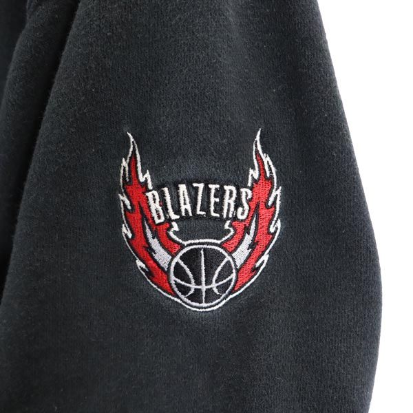 NIKE ナイキ オールド バスケットボール 長袖 スウェットパーカー XL ブラック ロゴ プルオーバー トレーナー メンズ