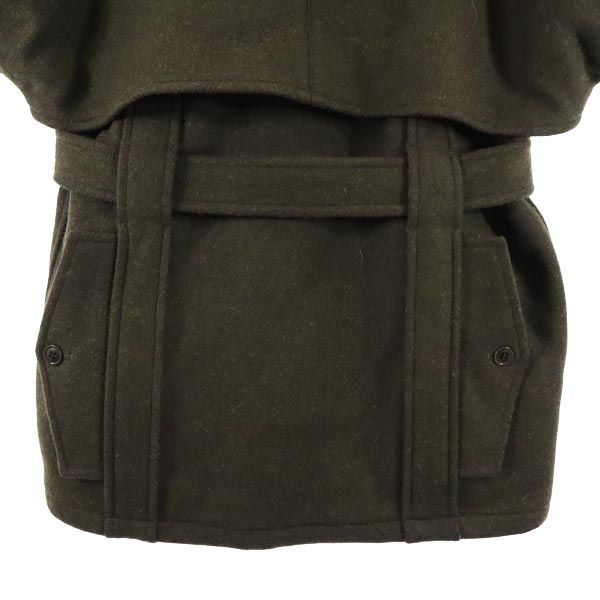 N.HOOLYWOOD エヌハリウッド 日本製 長袖 ウールジャケット 36 カーキ系 フード メンズ