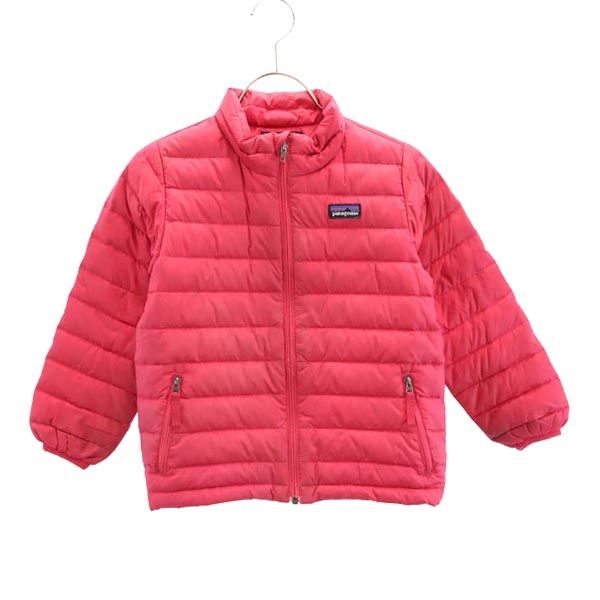 patagonia パタゴニア ダウンジャケット 4T レッド系 キッズ