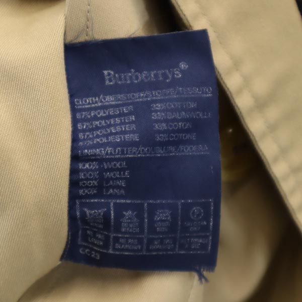 Burberrys バーバリーズ 80s 90s オールド 長袖 ステンカラーコート ベージュ メンズ