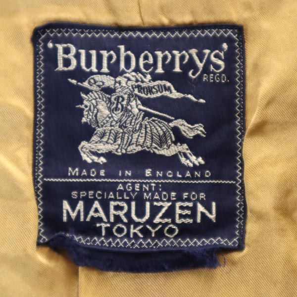 Burberrys バーバリーズ 80s 90s オールド 長袖 ステンカラーコート ベージュ メンズ