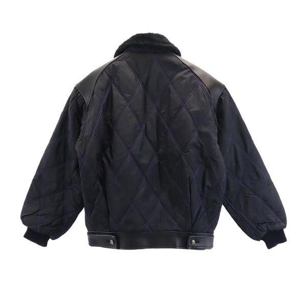 EMPIRE エンパイア 長袖 キルティングジャケット M 黒 ブルゾン メンズ