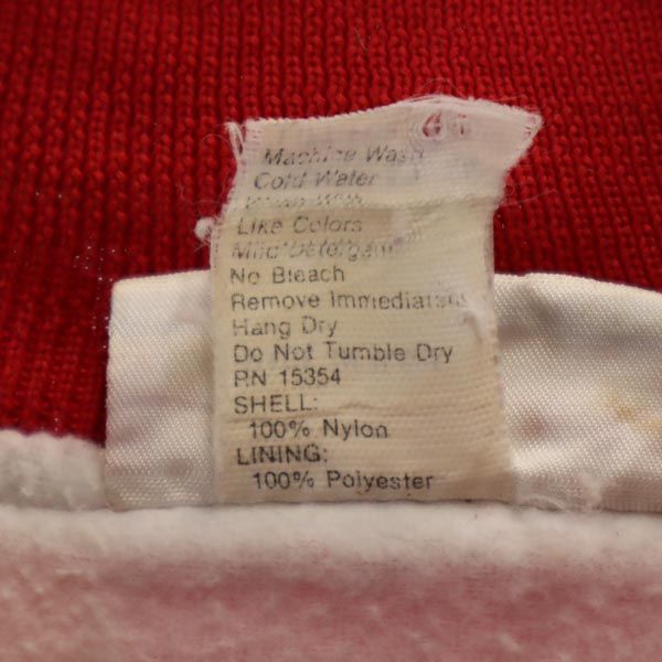 HARTWELL ハートウェル 80s USA製 ヴィンテージ バックプリント スタジャン L レッド ナイロンジャケット メンズ