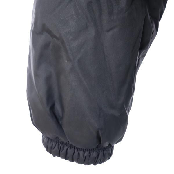 NIKE ナイキ 90s 00s 白タグ オールド ナイロン 中綿ジャケット L(14-16) ブラック 裏メッシュ ロゴ刺繍 キッズ