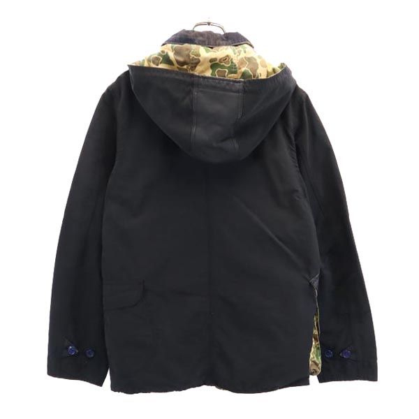 HINSON ヒンソン ワークジャケット L ブラック系 フード メンズ