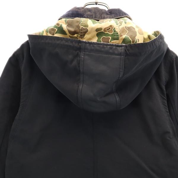 HINSON ヒンソン ワークジャケット L ブラック系 フード メンズ