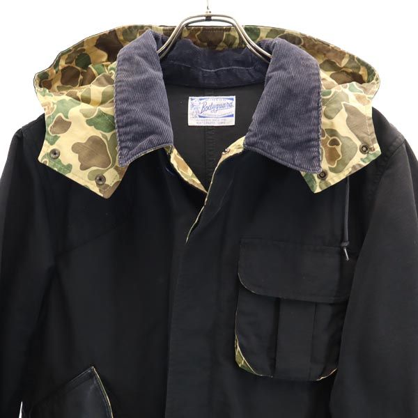 HINSON ヒンソン ワークジャケット L ブラック系 フード メンズ