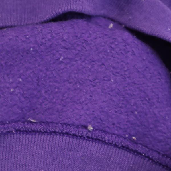 Lee リー 90s USA製 オールド プリント 長袖 スウェット トレーナー XL パープル 裏起毛 メンズ