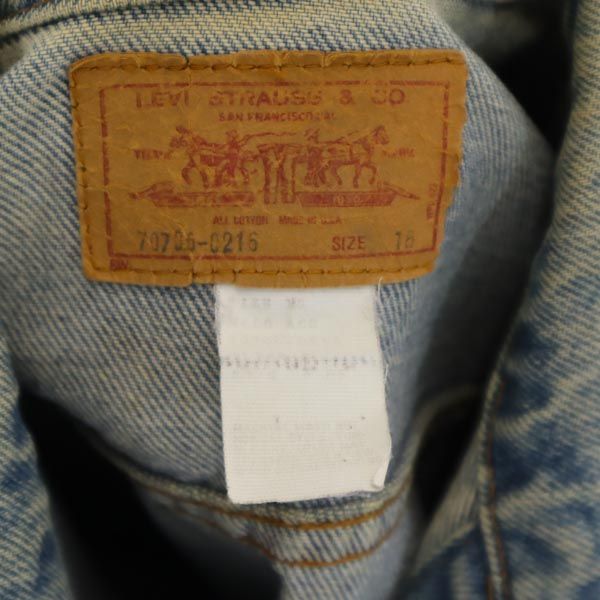 Levi's リーバイス 長袖 デニムジャケット 18 ジージャン メンズ