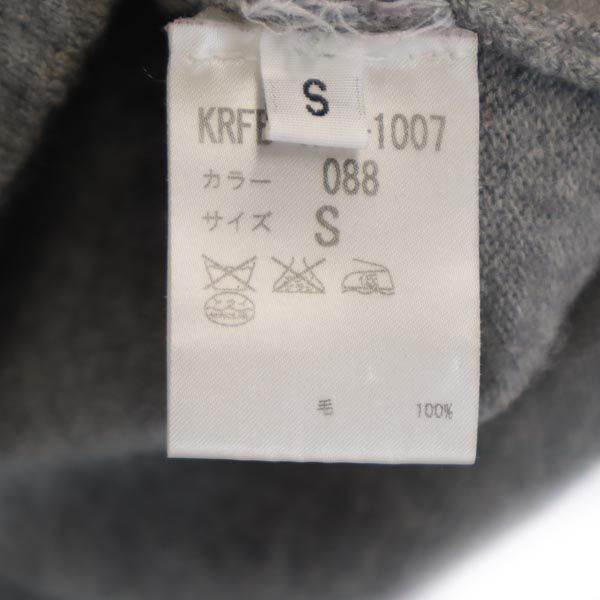 FOB FELIPE OLIVEIRA BAPTISTA フェリペオリヴェイラバティスタ 長袖 ウール100% Vネック ニット セーター S グレー系 レディース