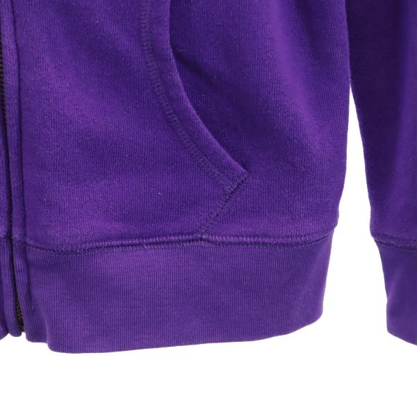 ポロラルフローレン 長袖 スウェット ジップパーカー L(12-14) パープル POLO RALPH LAUREN ロゴ刺繍 トレーナー キッズ
