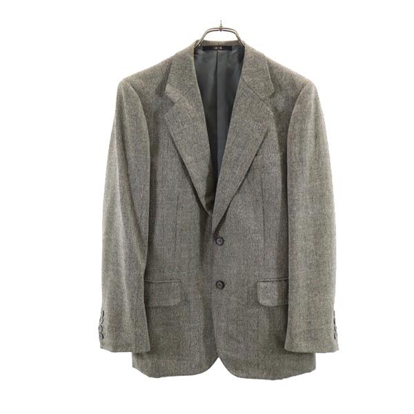 DAKS ダックス ウールブレンド テーラードジャケット 92A-5 ブラック系 メンズ