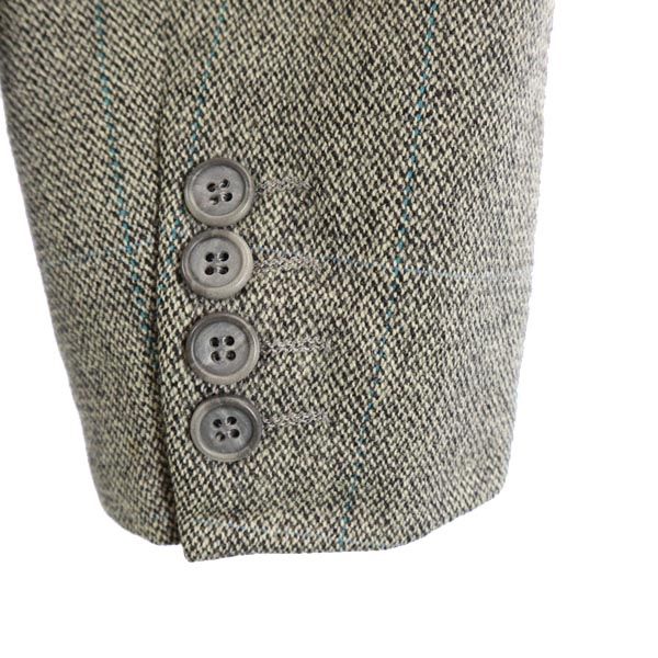 DAKS ダックス ウールブレンド テーラードジャケット 92A-5 ブラック系 メンズ