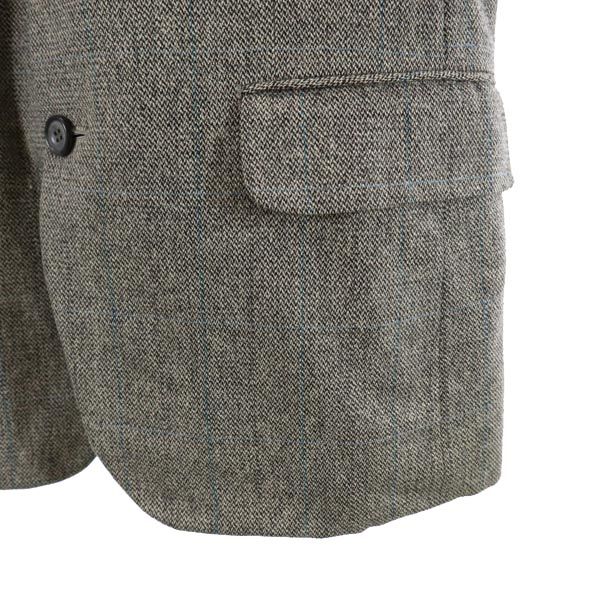 DAKS ダックス ウールブレンド テーラードジャケット 92A-5 ブラック系 メンズ