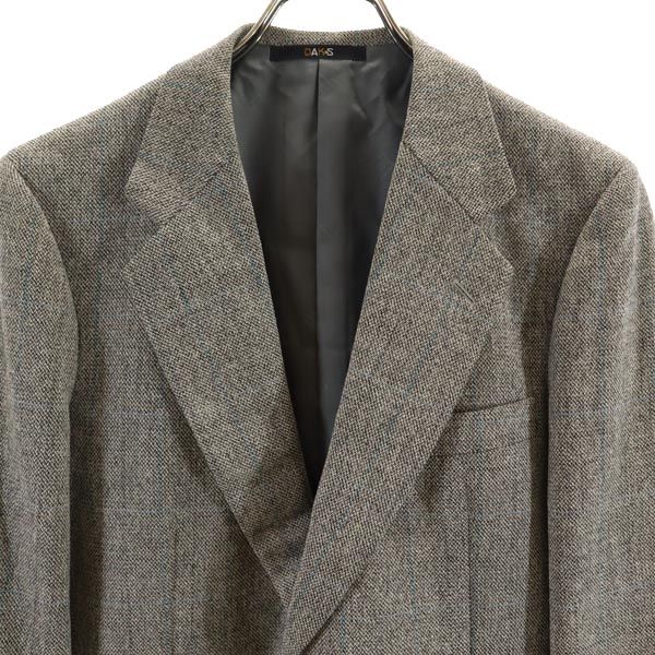 DAKS ダックス ウールブレンド テーラードジャケット 92A-5 ブラック系 メンズ