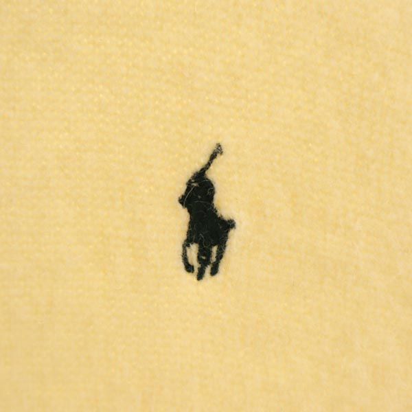 Polo by Ralph Lauren ポロバイラルフローレン ウール100% 長袖 ニット LL ベージュ系 セーター ロゴ メンズ