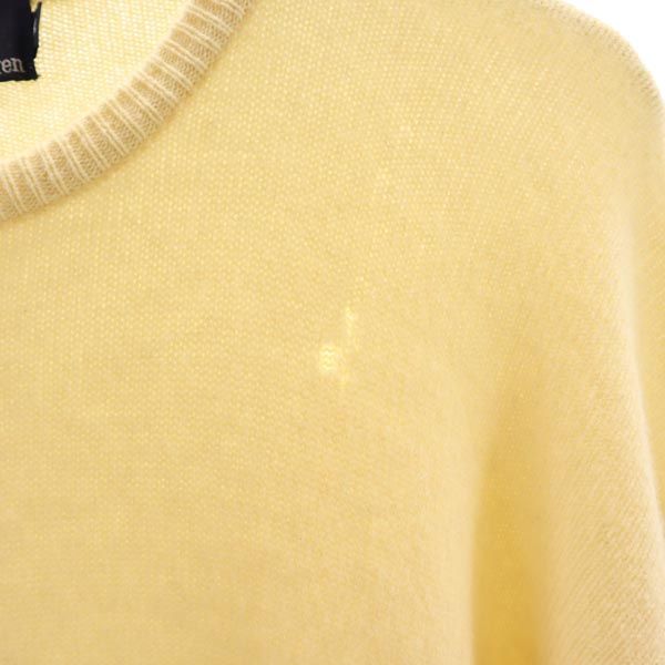 Polo by Ralph Lauren ポロバイラルフローレン ウール100% 長袖 ニット LL ベージュ系 セーター ロゴ メンズ