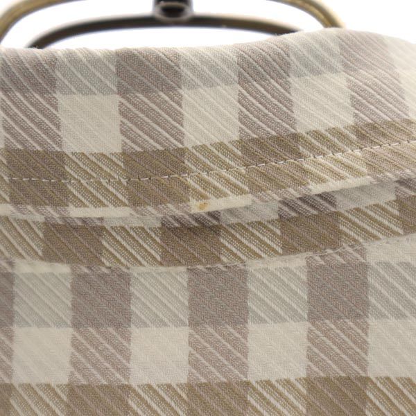 Christian Dior クリスチャンディオール 長袖 チェックシャツ M ベージュ系 メンズ
