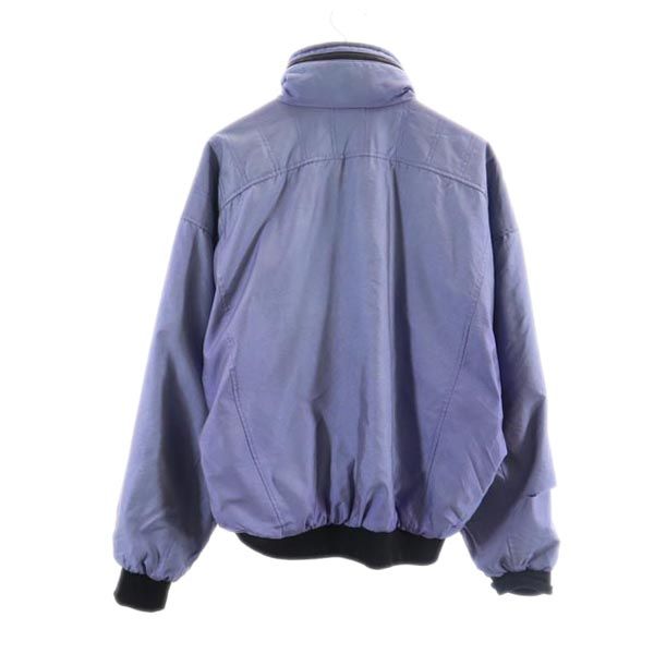 アディダス 80s トレフォイルロゴ デサント製 ヴィンテージ ナイロンジャケット O(98-6) ブルー系 adidas ロゴ メンズ