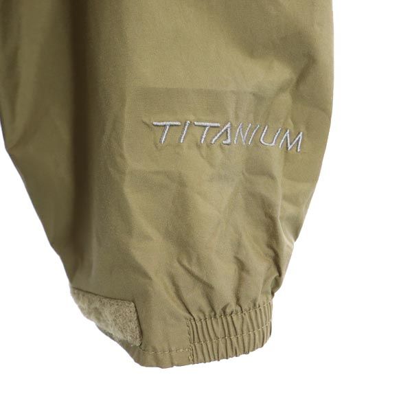 Columbia コロンビア ナイロン アウトドアジャケット L カーキ ロゴ メンズ