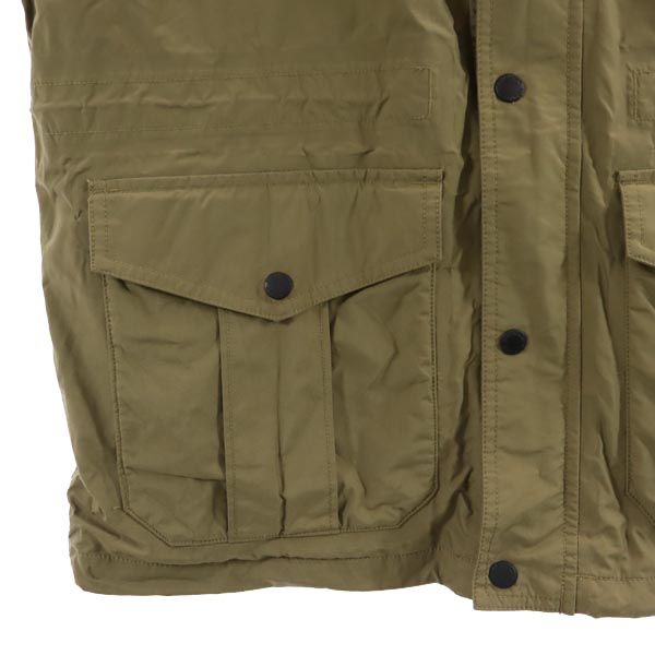 Columbia コロンビア ナイロン アウトドアジャケット L カーキ ロゴ メンズ